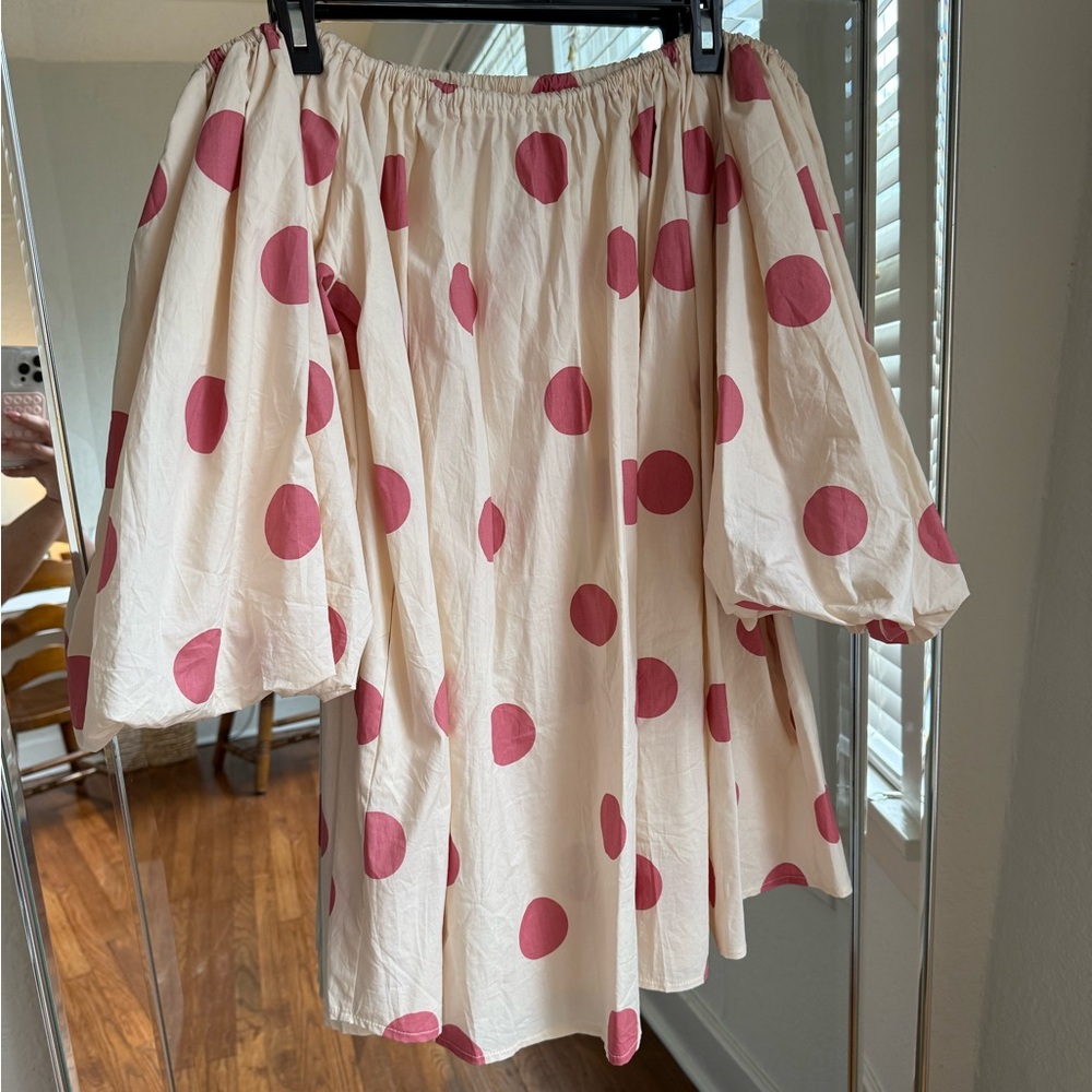 Pink Polka Dot Dress
